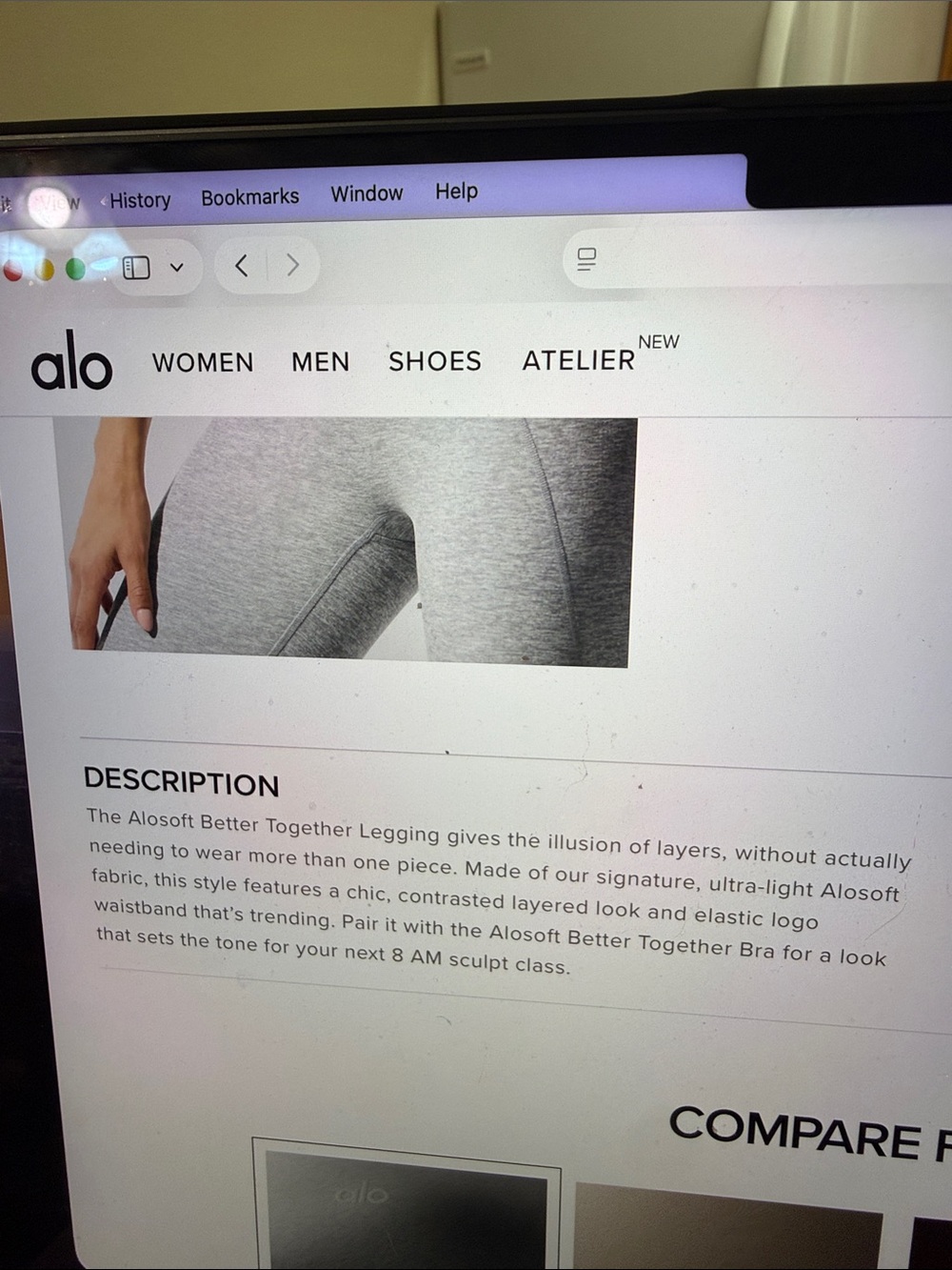 Alo Yoga Alosoft High-Waist 7/8 Better Together Legging - Picture 13 of 13